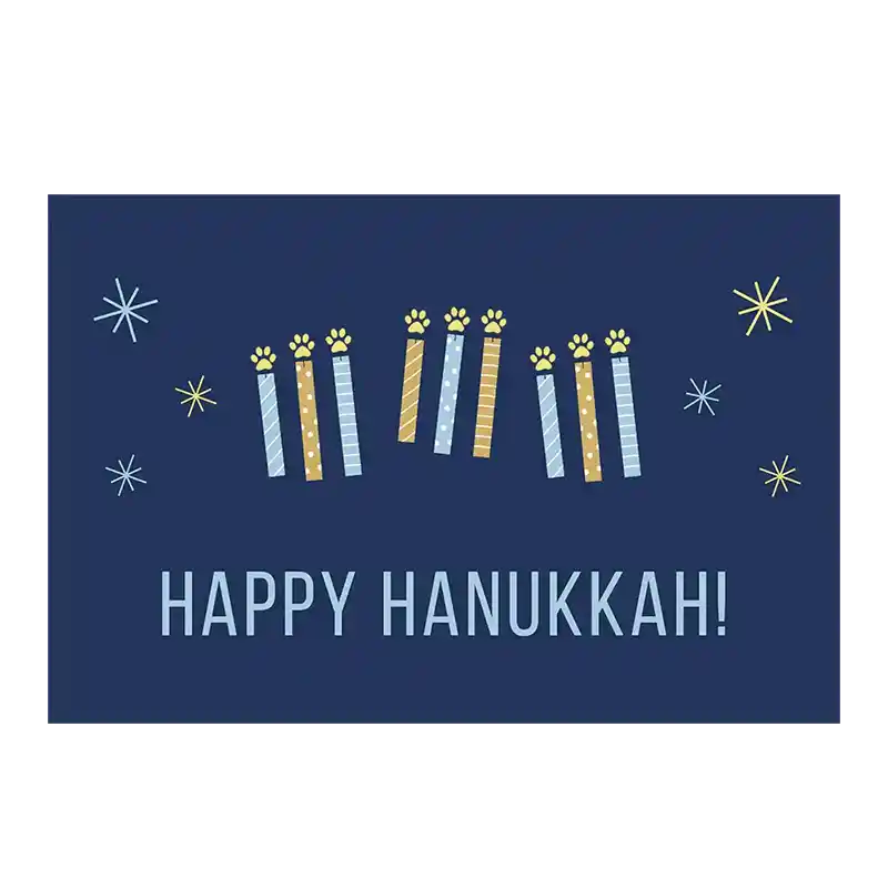 MiAmore Pets Happy Hanukkah Gift Card