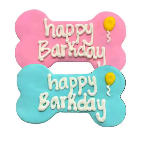 Happy Barkday bone dog treats