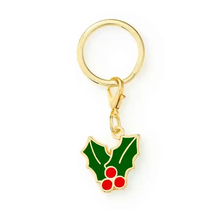 holly dog collar charm