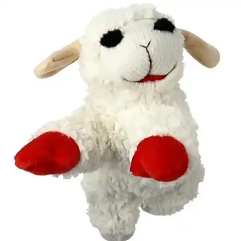 lamb chop plush dog toy