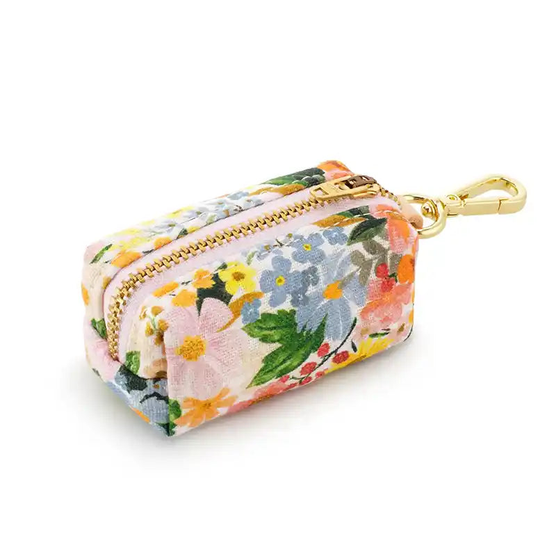 foggy dog floral marguerite poo bag