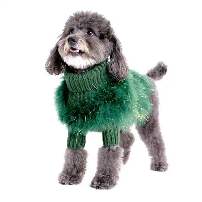 Christian Cowan X MB Holiday Glitz Jumper for Dogs | MiAmore Christian Cowan X MB Holiday Glitz Jumper for Dogs | MiAmore