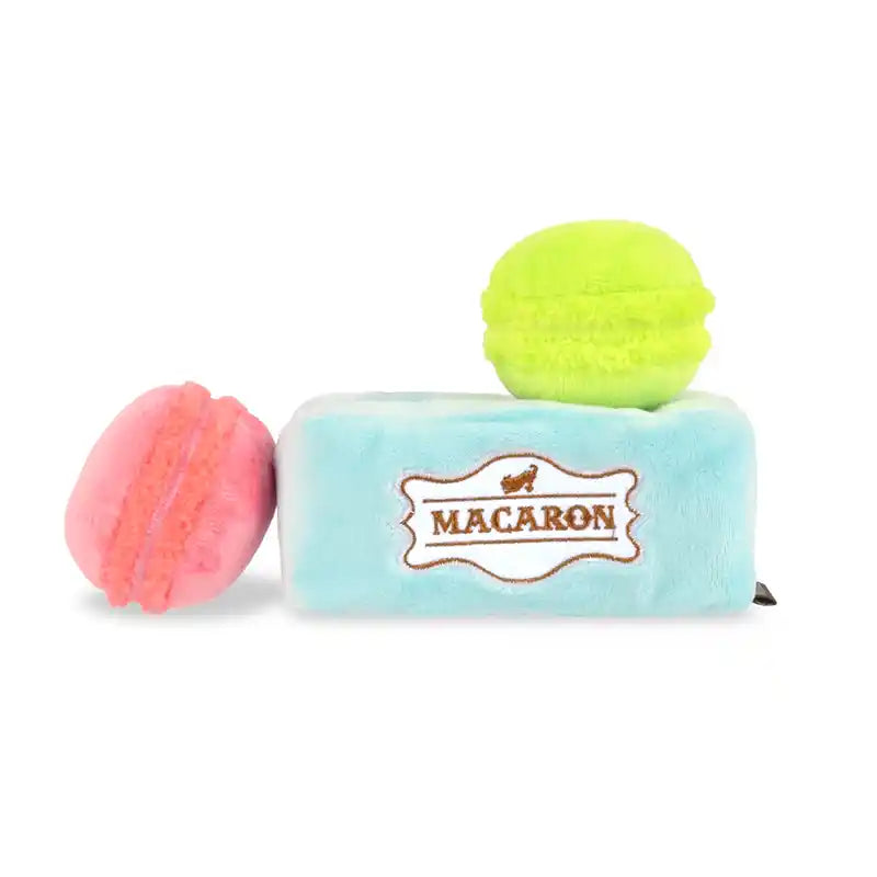 mini macaron burrow dog toy