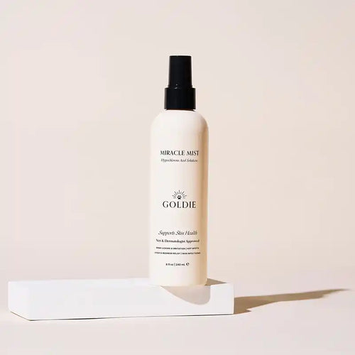 Goldie Miracle Mist bottle on a white background