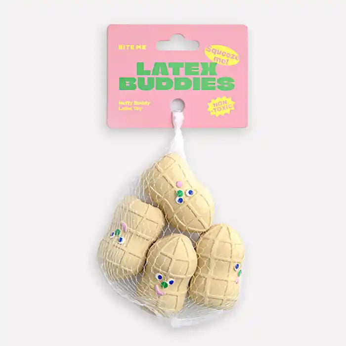 squeaky peanut dog toys