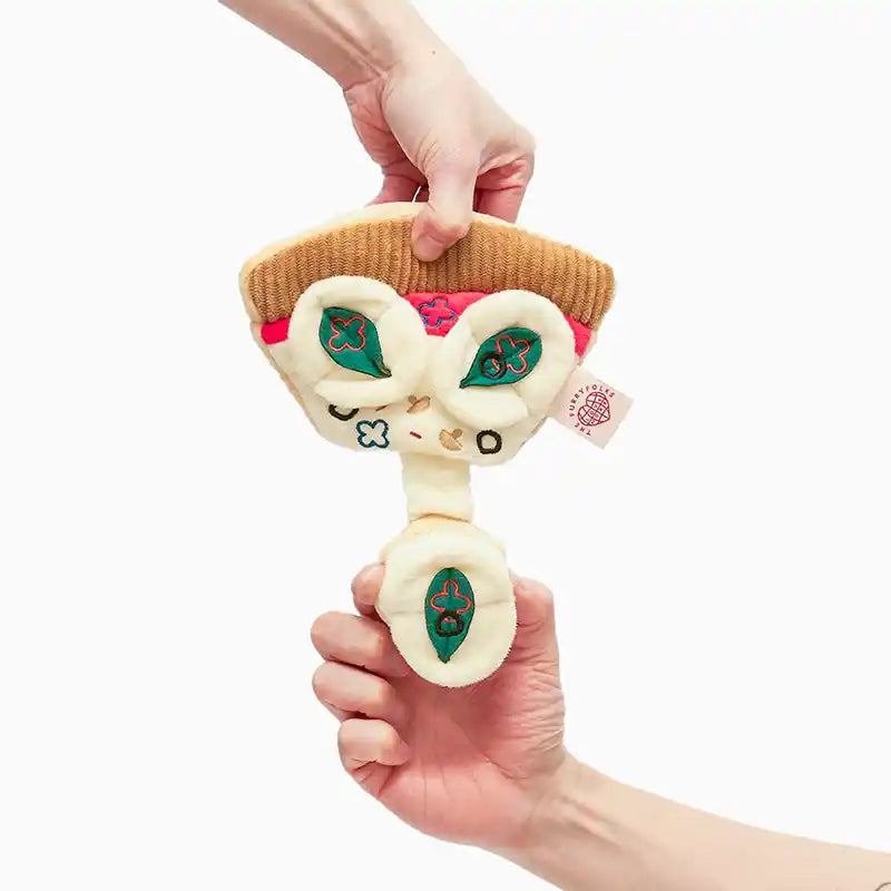 pizza slice dog interactive toy