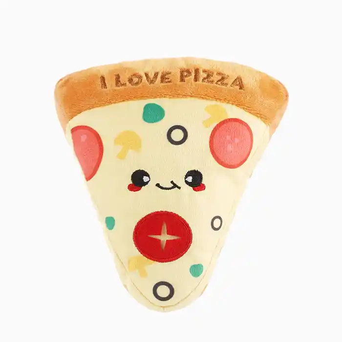pizza dog toy