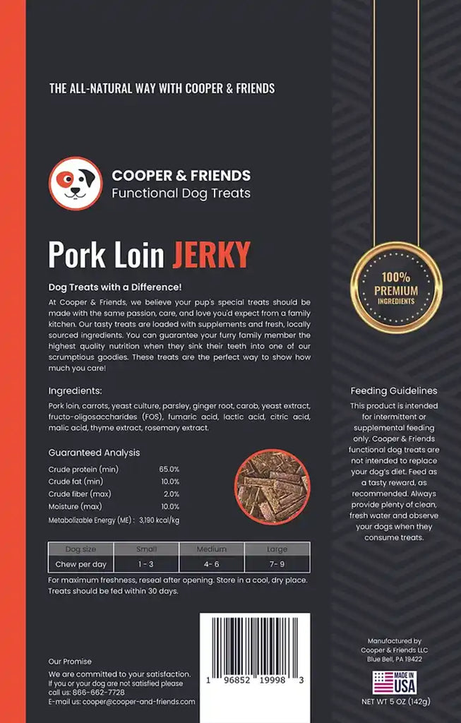 pork loin jerky info