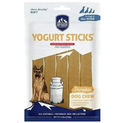 himalayan pumpkin yogurt stick dog chew