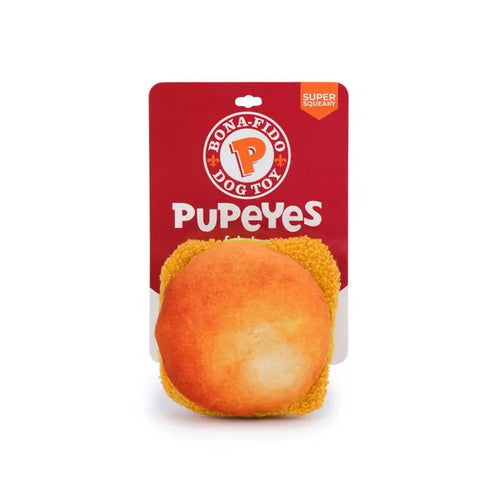 pupeye's chicken dog toy packaging