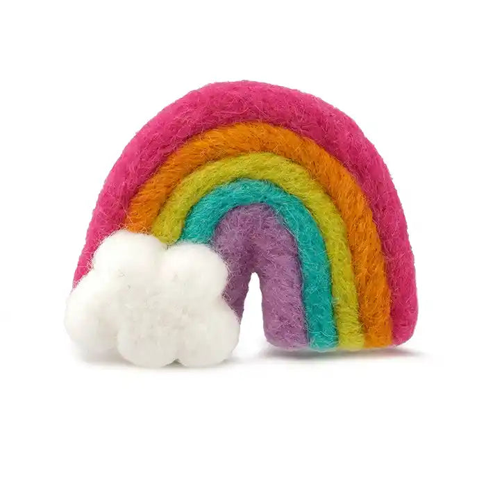 rainbow organic catnip cat toy