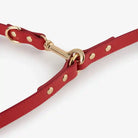 handle italian leather leash