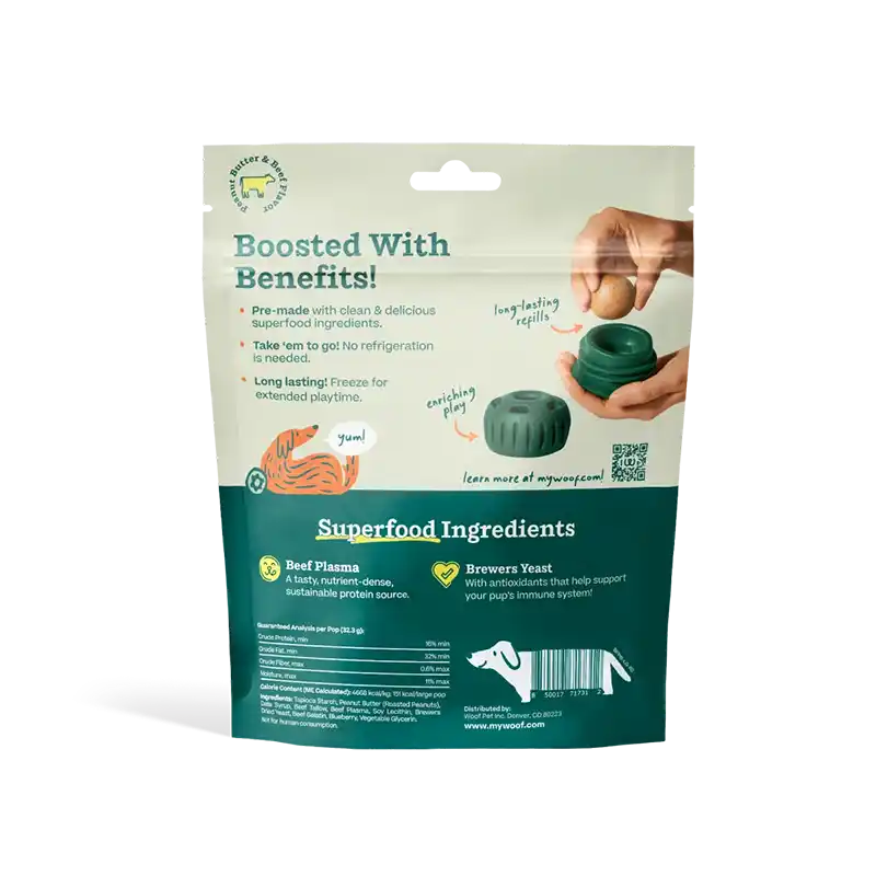 back of packaging showing benefits