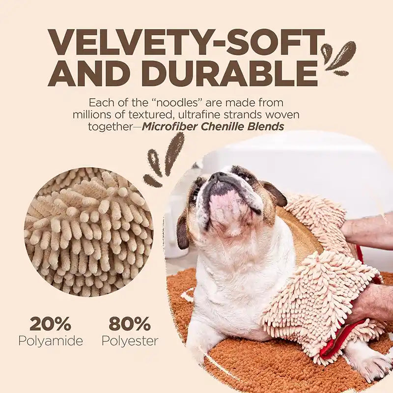 soggy doggy towel materials