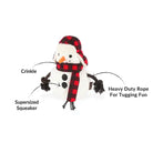 snowman dog toy info