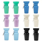 different colors of springer dog travel bottles