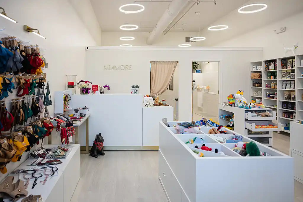 MiAmore Pets Blue Bell Store Interior