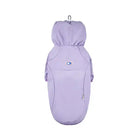 backside of trek waterproof windbreaker dog jacket