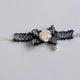 Tweed Bow Pet Collar Necklace