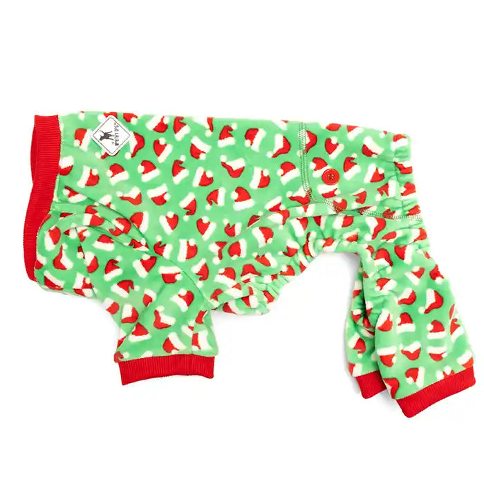 worthy dog holiday pjs side view