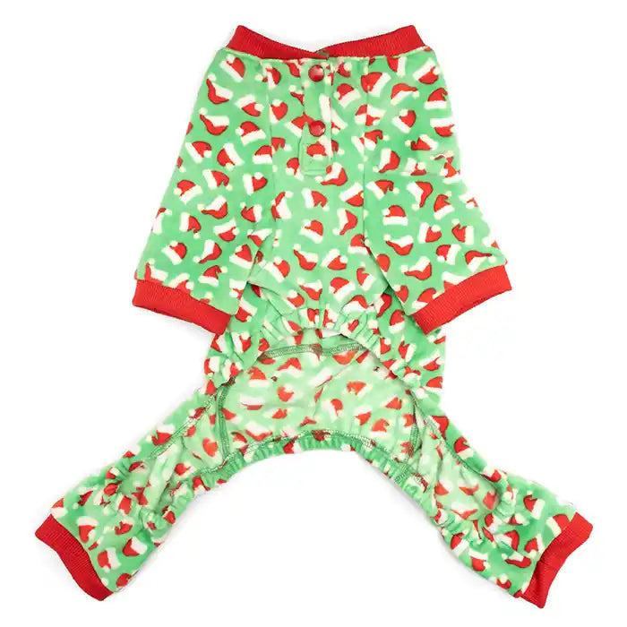 worthy dog holiday pjs underside