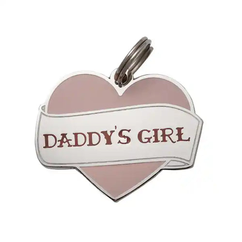 daddy's girl pet id tag