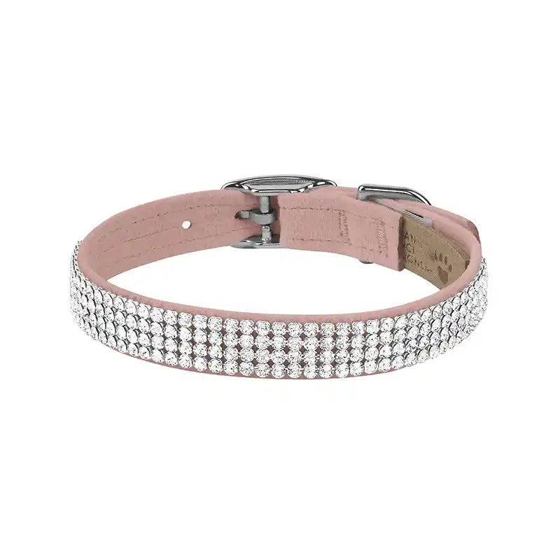 Susan Lanci 4 Row Swarovski Crystal Giltmore Pet Collar