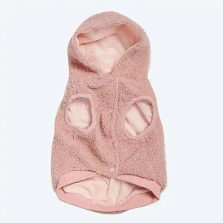 Buy Blush Teddy Sherpa Dog Jacket Online