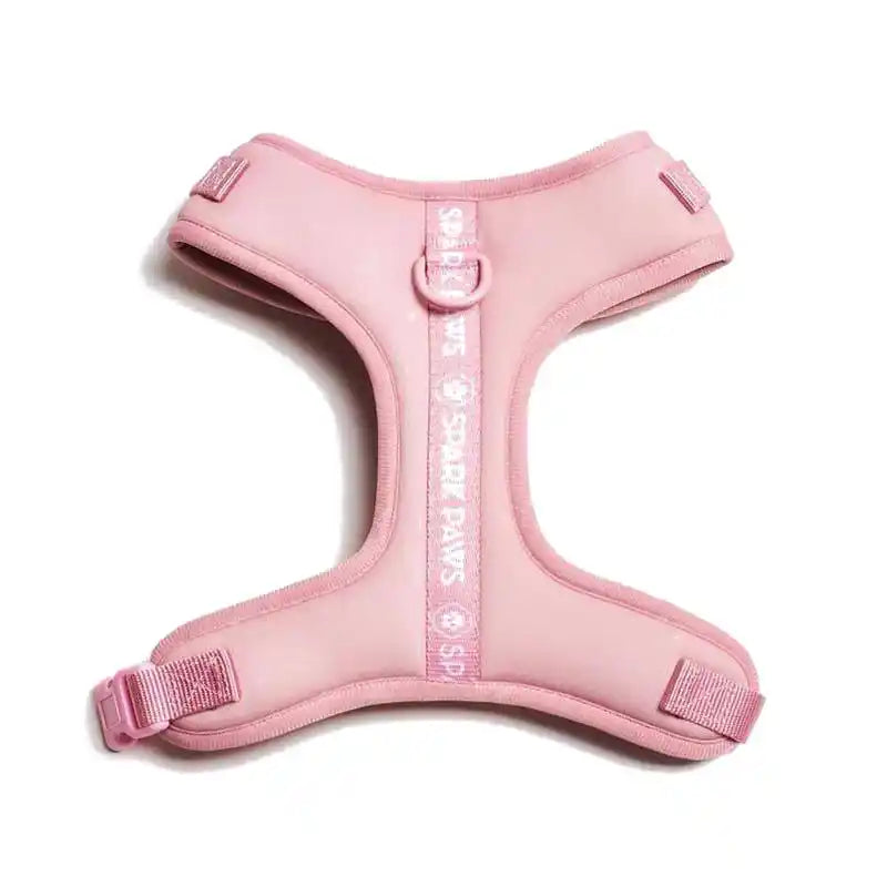 spark paws athleisure cushioned dog harness pink