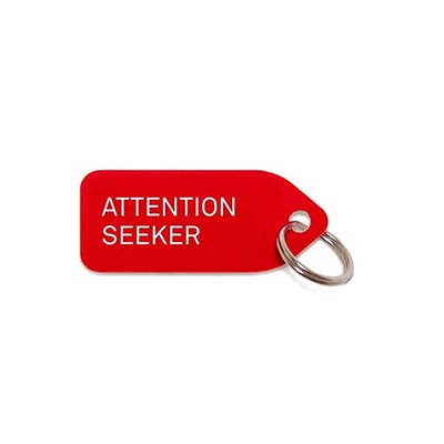 growlees "attention seeker" pet tag