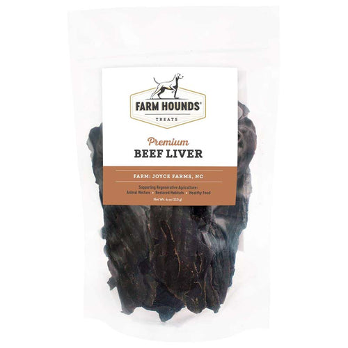 farm hounds beef liver dog treat