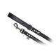 buddy belt black leather leash