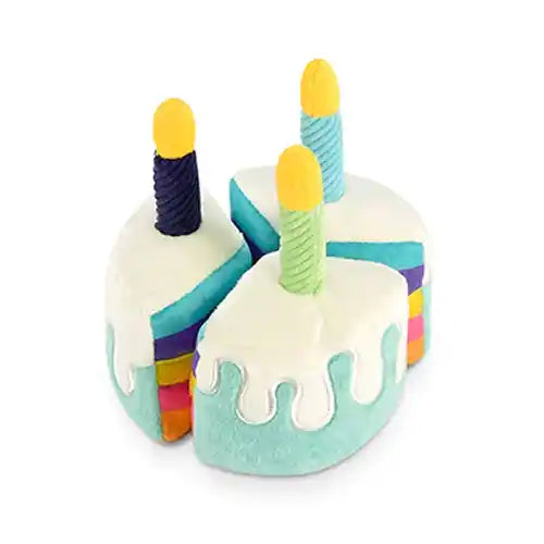 birthday cake dog toy