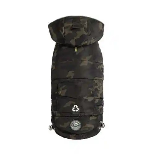 camo parka coat for dogs