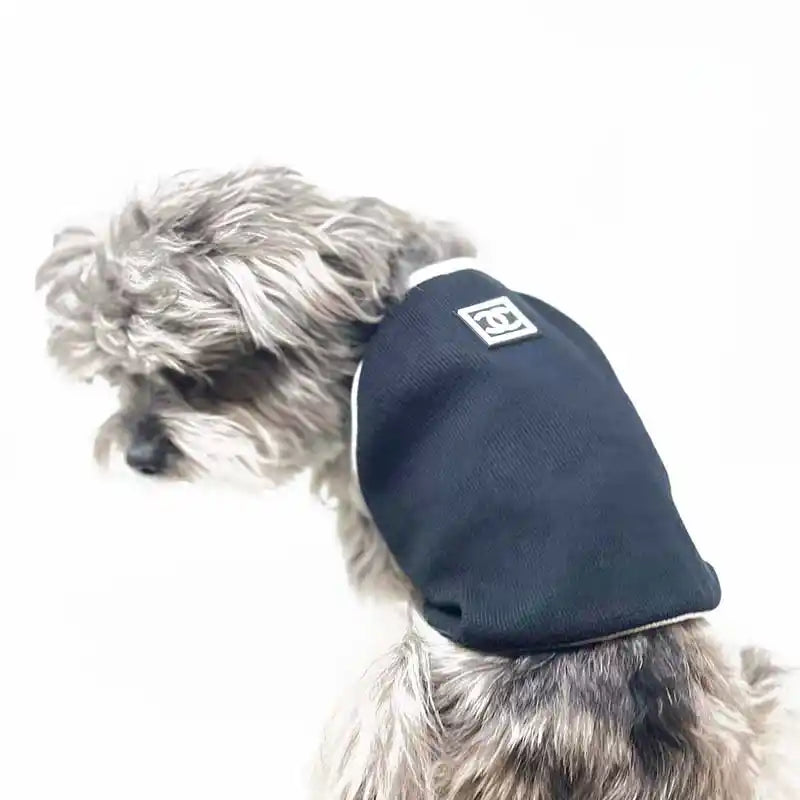 cc chanel pet tank top