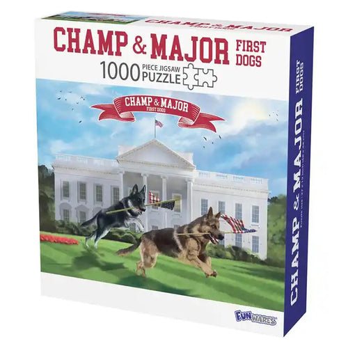 Champ & Major First Dogs Jigsaw Puzzle