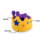 crown birthday dog toy