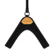 charlie's backyard adjustable easy dog harness black