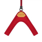 charlie's backyard adjustable easy dog harness red