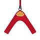 charlie's backyard adjustable easy dog harness red