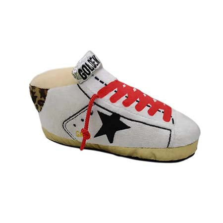 golden pooch squeaky dog toy