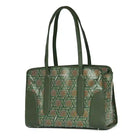 issho luxury dog carrier - green