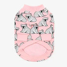 huts and bay pink koala dog sweatshirt underside