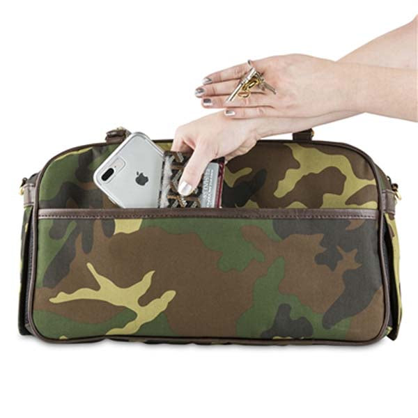 camouflage luxury dog carrier