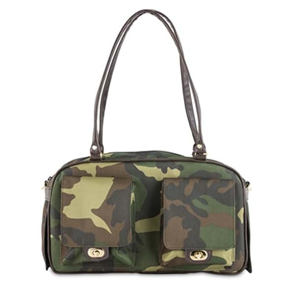 camouflage luxury dog carrier