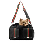 black Marlee 2 dog carrier with dog