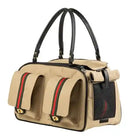 marlee 2 khaki dog carrier closed