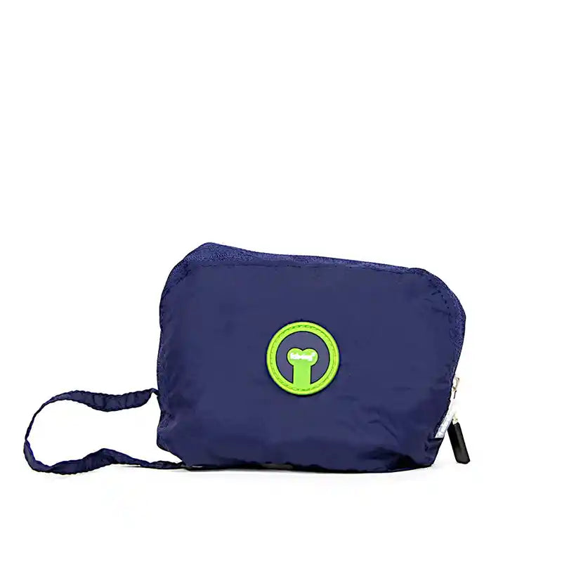 navy dog rain jacket windbreaker coat in bag