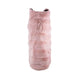 pink faux fur dog coat