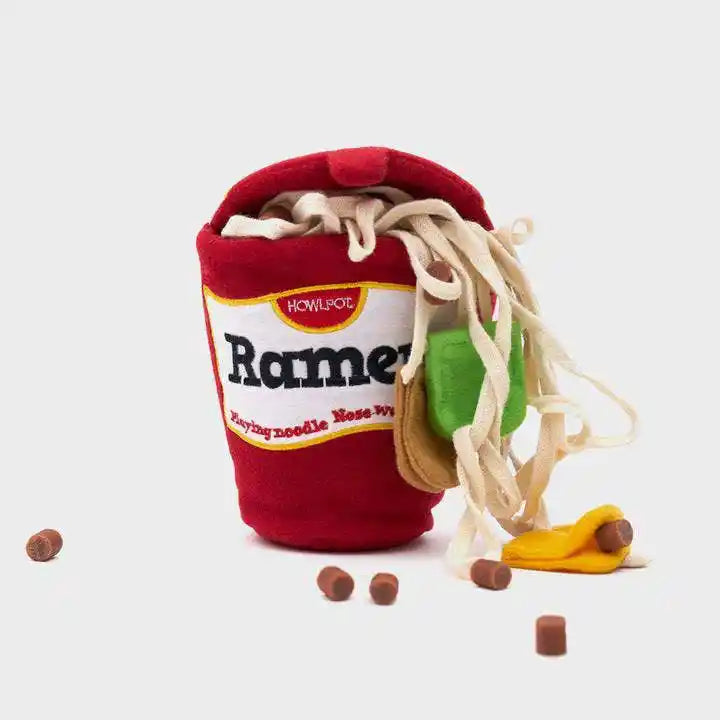 Ramen Interactive Nose work Snuffle Dog Toy